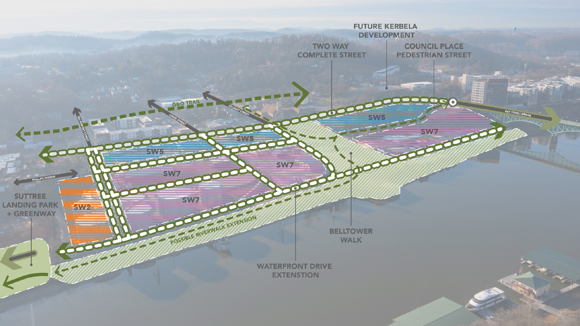 Connectivity Study Sanders Pace | Tennessee River Waterfront Connectivity Framework